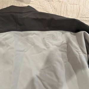 The North Face Charcoal and Black Fleece Jacket